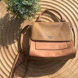 GUESS Tan Leather Handbag